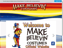 Tablet Screenshot of makebelievin.com